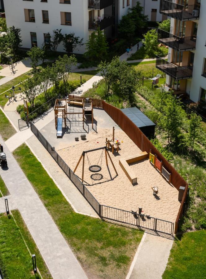 Wola Skwer Happy Apartment Varsóvia Exterior foto